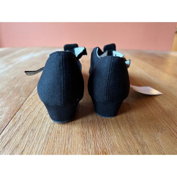 Sansha Diva Canvas Ballet Teaching and Character Shoes Black 12M US 9 TE4C - Picture 3 of 5